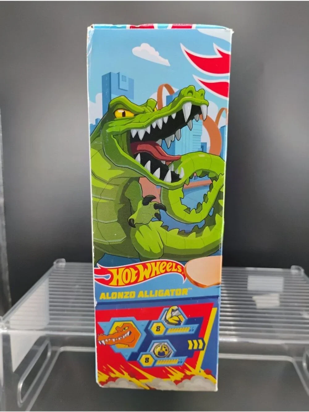 Hot Wheels Gator Loop Attack Nemesis Crocodile Track Set